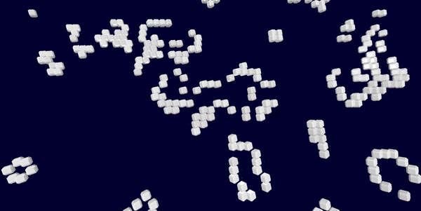 Fig 1 - Behold my 2022 3D Conway’s Game of life in Rust